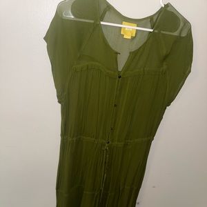 Maeve Long dress, green, size M